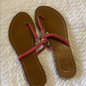 Tory Burch pink sandal